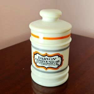 Vintage Darvon Apothecary Jar